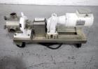Used Sine positive displacement pump, stainless steel, model MR-125, 1.25 hp, serial# EQ000A1-01.