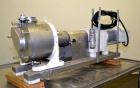 Used Sine Medium Duty Sanitary Rotary Positive Displacement Pump, Model MR-150, 316 Stainless Steel. 4“ Tri-clamp inlet/outlet. (1) Single rotor, approximately 282 gallons per minute at 600 rpm at 15...