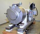 Used Sine Medium Duty Sanitary Rotary Positive Displacement Pump, Model MR-150, 316 Stainless Steel. 4“ Tri-clamp inlet/outlet. (1) Single rotor, approximately 282 gallons per minute at 600 rpm at 15...