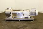 Used Sine Medium Duty Sanitary Rotary Positive Displacement Pump, Model MR-150, 316 Stainless Steel. 3-3/4