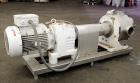 Used Sine Medium Duty Sanitary Rotary Positive Displacement Pump, Model MR-150, 316 Stainless Steel. 3-3/4