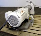 Used Sundyne Sine Sanitary Rotary Positive Displacement Pump, Model MR-150, 316 Stainless Steel. Approximately 282 gallons per minute and up to 2