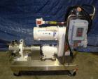 Used Sine Rotary Positive Displacement Pump, Model MR125-NNTC, 316 Stainless Steel. 2-1/2