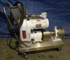 Used Sine Rotary Positive Displacement Pump, Model MR125-NNTC, 316 Stainless Steel. 2-1/2