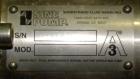Used Sine Rotary Positive Displacement Pump, Model MR125-NNTC, 316 Stainless Steel. 2-1/2