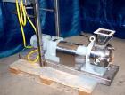 Used Sine Sanitary Rotary Positive Displacement Pump, Model MR135NNRBS, 316 stainless steel. 2