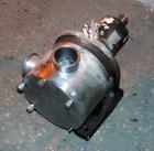 USED:Sine sanitary positive displacement pump head only, model SPS-30. 316 stainless steel. 3-1/2