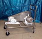 Used Sine Sanitary Rotary Positive Displacement Pump, Model SPS-35, 316 stainless steel. 3-1/2
