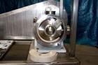 Used Sine Sanitary Rotary Positive Displacement Pump, Model SPS-35, 316 stainless steel. 3-1/2