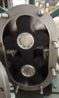 Used Stainless Steel Tri-Clover PR Series Positive Rotary Pump, Model PR125-3-U
