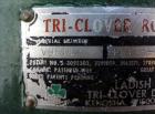 Used Stainless Steel Tri-Clover PR Series Positive Rotary Pump, Model PR125-3-U
