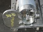 Used: Stainless Steel Tri Clover rotary positive displacement pump, model PR125-3M-UC4-ST-S