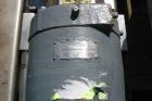 USED: Tri Clover rotary positive displacement pump, model PR125-50M-UC4-SL-S, 316 stainless steel. Approximately 120 gallons per minute at 20 psi. 3-1/2