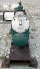 USED: Tri Clover rotary positive displacement pump, model PRR10-1-1/2M-TC1-4-ST-S, 316 stainless steel. Approximate 10 gallons per minute capacity, .013 gallon displacement per revolution. (2) 4 lobe...