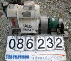 USED: Tri Clover rotary positive displacement pump, model PRR10-1-1/2M-TC1-4-ST-S, 316 stainless steel. Approximate 10 gallons per minute capacity, .013 gallon displacement per revolution. (2) 4 lobe...