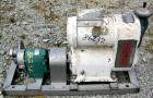 USED: Tri Clover rotary positive displacement pump, model PRR10-1-1/2M-TC1-4-ST-S, 316 stainless steel. Approximate 10 gallons per minute capacity, .013 gallon displacement per revolution. (2) 4 lobe...