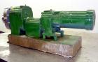 Used Stainless Steel Tri-Clover PR Series Positive Rotary Pump, Model PRRED60-Z
