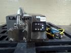 Used Unibloc PD Labtop Rotary Lobe Pump, Model 250, Stainless Steel. Has polyflex plastic rotors, 1