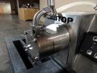 Used Unibloc PD Labtop Rotary Lobe Pump, Model 250, Stainless Steel. Has polyflex plastic rotors, 1