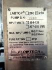Used Unibloc PD Labtop Rotary Lobe Pump, Model 250, Stainless Steel. Has polyflex plastic rotors, 1