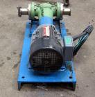 Used Viking Heavy Duty Rotary Gear Positive Displacement Pump, Model HL 4197, 316 Stainless Steel. Approximately 90 gallons per minute at 1800 rpm. 1-1/2