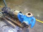 Used Viking Industrial Duty Rotary Gear Positive Displacement Pump, model LL124A, carbon steel. Approximately 140 gallons per minute at 520 rpm. 3