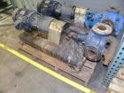 Used Viking Industrial Duty Rotary Gear Positive Displacement Pump, model LL125, carbon steel. Approximately 135 gallons per minute at 640 rpm. 3