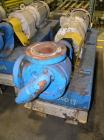 Used Viking Industrial Duty Rotary Gear Positive Displacement Pump, model LS124A, carbon steel. Approximately 200 gallons per minute at 640 rpm. 3