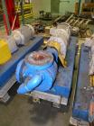 Used Viking Industrial Duty Rotary Gear Positive Displacement Pump, model LS124A, carbon steel. Approximately 200 gallons per minute at 640 rpm. 3
