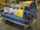 Used Viking Industrial Duty Rotary Gear Positive Displacement Pump, model LS124A, carbon steel. Approximately 200 gallons per minute at 640 rpm. 3