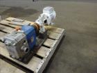 Used Viking Duralobe Bi-Rotor Positive Displacement Pump, Model R2S, 316 Stainless Steel. Approximate 26 gallons per minute. 1-1/2