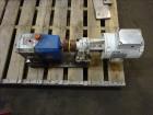 Used Viking Duralobe Bi-Rotor Positive Displacement Pump, Model R2S, 316 Stainless Steel. Approximate 26 gallons per minute. 1-1/2