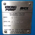 Used Stainless Steel Viking Duralobe Positive Displacement Pump, Model S3S