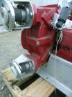 Used Waston-Marlow Bredel Hose Pump, Model SPX25, Carbon Steel. Approximate capacity 3.87 gallons per minute at 49 rpm, 0.79 gallons displacement per revolution. Pump pitch diameter 10.4’’, 1’’ inlet...