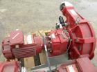 Used Waston-Marlow Bredel Hose Pump, Model SPX32, Carbon Steel. Approximate capacity 14.3 gallons per minute at 87.5 rpm, 0.165 gallons displacement per revolution. Pump pitch diameter 13’’, 1-1/2’’ ...