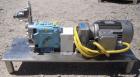 Used Waukesha Rotary Positive   Displacement  Pump, Model 006, 316 Stainless Steel. Approximately 6 gallons per minute at 200 psi at 800 rpm capacity, .0082 gallon displacement per revolution. 1 1/2