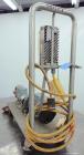 Used Waukesha Rotary Positive Displacement Pump, Model 006, 316 Stainless Steel. Approximately 6 gallons per minute at 200 psi at 800 rpm capacity, (.0082) gallon displacement per revolution. 1-1/2