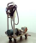 Used Stainless Steel Waukesha Rotary Positive Displacement Pump, Model 006