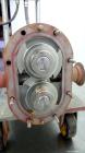 Used Stainless Steel Waukesha Rotary Positive Displacement Pump, Model 006