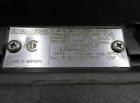 Used Waukesha Rotary Positive Displacement Pump, Model 006, 316 Stainless Steel. Approximately 6 gallons per minute at 200 psi at 800 rpm capacity, (.0082) gallon displacement per revolution. 1