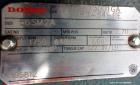 Used Waukesha Rotary Positive Displacement Pump, Model 015, 316 Stainless Steel. Approximately 10 gallons per minute at 100 psi at 600 rpm capacity, (.013) gallon displacement per revolution. 1-1/2” ...
