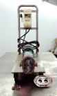 Used Waukesha Rotary Positive Displacement Pump, Model 015, 316 Stainless Steel. Approximately 10 gallons per minute at 100 psi at 600 rpm capacity, (.013) gallon displacement per revolution. 1-1/2” ...