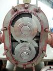 Used Waukesha Rotary Positive Displacement Pump, Model 015, 316 Stainless Steel. Approximately 10 gallons per minute at 100 psi at 600 rpm capacity, (.013) gallon displacement per revolution. 1-1/2” ...