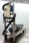 Used Stainless Steel Waukesha Rotary Positive Displacement Pump, Model 015