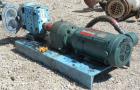 Used Waukesha Rotary Positive Displacement Pump, Model 030U2-AP, 316 Stainless Steel. Approximately 36 gallons per minute at 100 psi at 600 rpm capacity, .06 gallon displacement per revolution. 1-1/2...