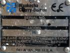 Used Waukesha Rotary Positive Displacement Pump, Model 030U2-AP, 316 Stainless Steel. Approximately 36 gallons per minute at 100 psi at 600 rpm capacity, .06 gallon displacement per revolution. 1-1/2...