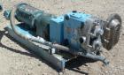 
.Used- Waukesha Rotary Positive Displacement Pump, Model 030U2-AP, 316 Stainless Steel. Approximately 36 gallons per minute at 100 psi at 600 rpm capacity, (.06) gallon displacement per revolution. ...