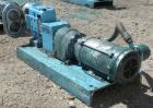 
.Used- Waukesha Rotary Positive Displacement Pump, Model 030U2-AP, 316 Stainless Steel. Approximately 36 gallons per minute at 100 psi at 600 rpm capacity, (.06) gallon displacement per revolution. ...
