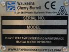 Used Waukesha Rotary Positive Displacement Pump, Model 030U2AP, 316 Stainless Steel. Approximately 36 gallons per minute at 100 psi at 600 rpm capacity, .06 gallon displacement per revolution. 1-1/2