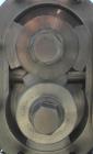 Used Waukesha Rotary Positive Displacement Pump, Model 030U2AP, 316 Stainless Steel. Approximately 36 gallons per minute at 100 psi at 600 rpm capacity, .06 gallon displacement per revolution. 1-1/2